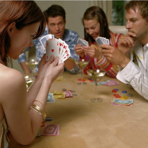 playing poker